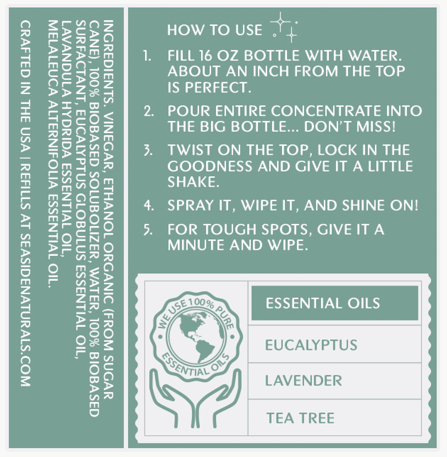 On Purpose Starter Kit Concentrate Refill - Seaside Naturals Inc.