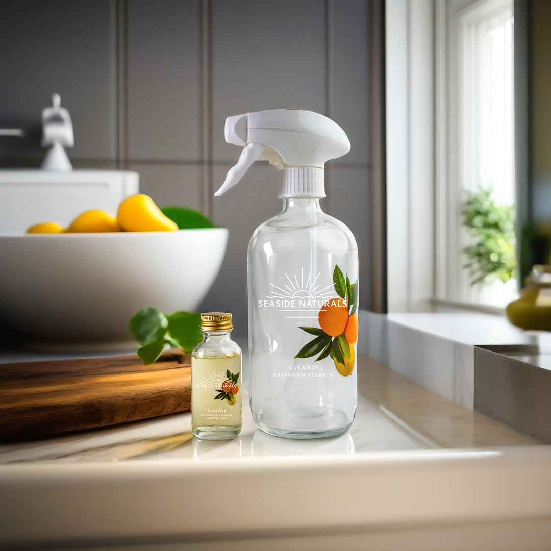 Cleanse Set Up Kit - bottle, sprayer and concentrate - Premium Kit from Seaside Naturals - Just $19.95! Shop now at Seaside Naturals