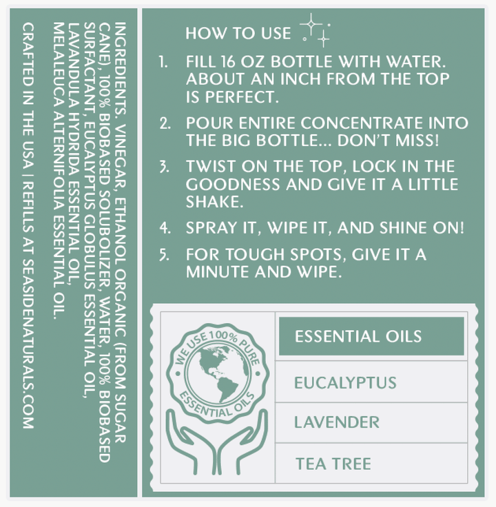 On Purpose Starter Kit Concentrate Refill - Seaside Naturals Inc.